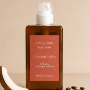 Coconut coffee body wash.