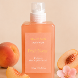 Peach Nectar body wash.